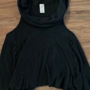 We the free poncho top